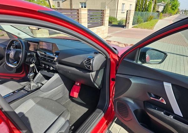 Citroen C4 cena 57900 przebieg: 52000, rok produkcji 2022 z Uniejów małe 92